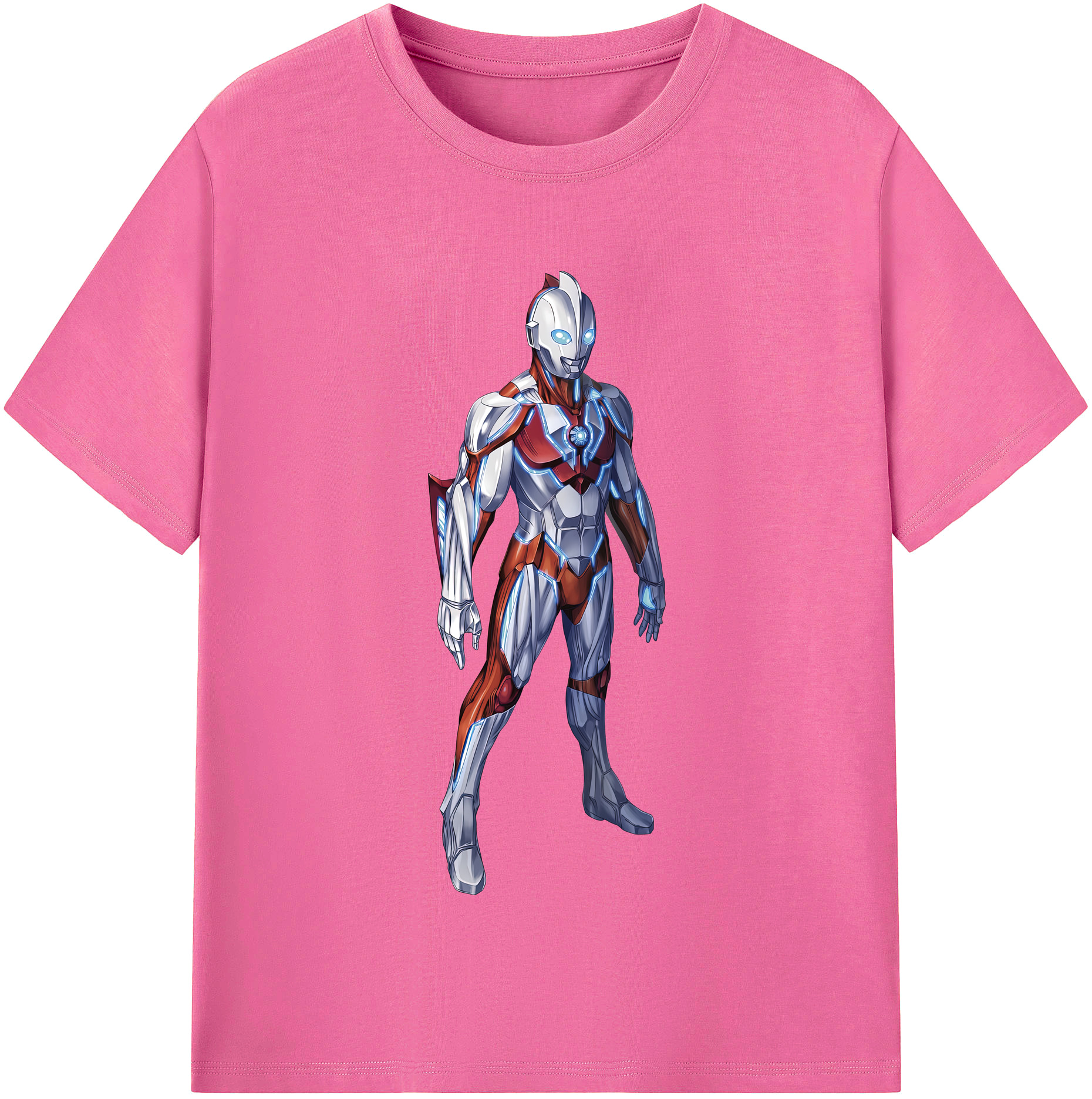 （画像用） ウルトラマン Ultraman レディースカジュアルプリントTシャツ（綿100％）